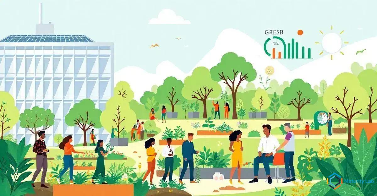 Entendendo o modelo de maturidade da GRESB